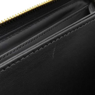 ルイヴィトン LOUIS VUITTON ジッピー ウォレット M81510 ノワール ラムスキン クッサン 長財布 ゴールド金具 黒 ラウンドファスナー