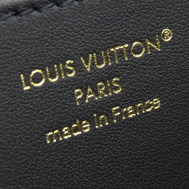 ルイヴィトン LOUIS VUITTON ジッピー ウォレット M81510 ノワール ラムスキン クッサン 長財布 ゴールド金具 黒 ラウンドファスナー