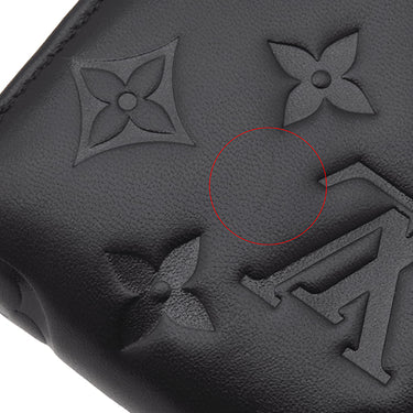 ルイヴィトン LOUIS VUITTON ジッピー ウォレット M81510 ノワール ラムスキン クッサン 長財布 ゴールド金具 黒 ラウンドファスナー