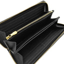 ルイヴィトン LOUIS VUITTON ジッピー ウォレット M81510 ノワール ラムスキン クッサン 長財布 ゴールド金具 黒 ラウンドファスナー