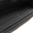 ルイヴィトン LOUIS VUITTON ジッピー ウォレット M81510 ノワール ラムスキン クッサン 長財布 ゴールド金具 黒 ラウンドファスナー