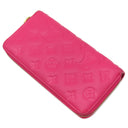 ルイヴィトン LOUIS VUITTON ジッピーウォレット M82737 ブーゲンビリア レザー 長財布 ゴールド金具 モノグラム エンボス ラウンドファスナー