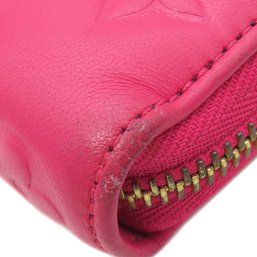 ルイヴィトン LOUIS VUITTON ジッピーウォレット M82737 ブーゲンビリア レザー 長財布 ゴールド金具 モノグラム エンボス ラウンドファスナー