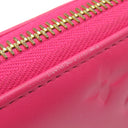 ルイヴィトン LOUIS VUITTON ジッピーウォレット M82737 ブーゲンビリア レザー 長財布 ゴールド金具 モノグラム エンボス ラウンドファスナー