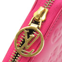 ルイヴィトン LOUIS VUITTON ジッピーウォレット M82737 ブーゲンビリア レザー 長財布 ゴールド金具 モノグラム エンボス ラウンドファスナー