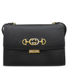 グッチ GUCCI ズゥミ チェーン ショルダー 576388 ブラック レザー ショルダーバッグ ゴールド金具 インターロッキングG ホースビット GD金具 SV金具