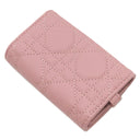 クリスチャン・ディオール Christian Dior My Dior Aster キーケース ピンク ラムスキン キーケース ゴールド金具 カナージュ ロゴチャーム 鍵入れ
