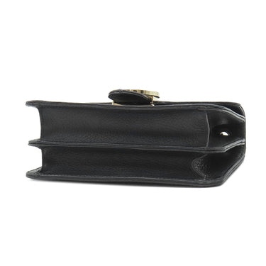 グッチ GUCCI インターロッキングG チェーンショルダー 510304 ブラック レザー ショルダーバッグ ゴールド金具 黒 アウトレット品