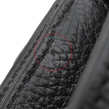 グッチ GUCCI インターロッキングG チェーンショルダー 510304 ブラック レザー ショルダーバッグ ゴールド金具 黒 アウトレット品