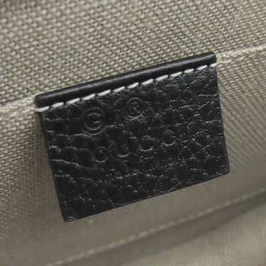 グッチ GUCCI インターロッキングG チェーンショルダー 510304 ブラック レザー ショルダーバッグ ゴールド金具 黒 アウトレット品
