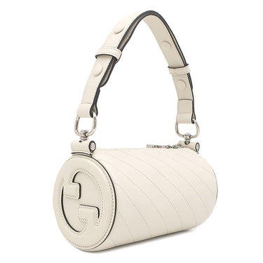 グッチ GUCCI ブロンディ ワンショルダー 760170 ホワイト レザー ショルダーバッグ シルバー金具 白 肩掛け ハンドバッグ インターロッキングG