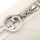 グッチ GUCCI ブロンディ ワンショルダー 760170 ホワイト レザー ショルダーバッグ シルバー金具 白 肩掛け ハンドバッグ インターロッキングG