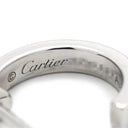 カルティエ Cartier LOVE 片耳ピアス ホワイトゴールド K18WG ピアス Cartier Au750 18金 18K フープピアス
