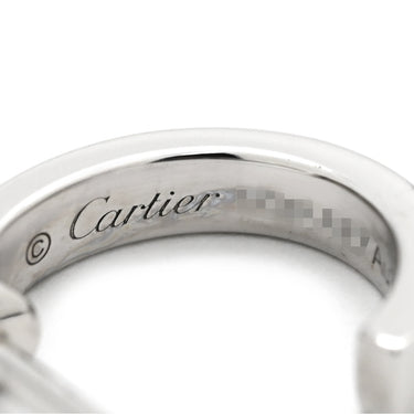 カルティエ Cartier LOVE 片耳ピアス ホワイトゴールド K18WG ピアス Cartier Au750 18金 18K フープピアス