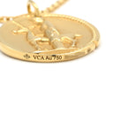 ヴァンクリーフアーペル Van Cleef & Arpels ゾディアック メダル ヴィルジニス 乙女座 VCARP7ST0/VCARP7U600 イエローゴールド K18YG ネックレス 別売フォルサチェーン付き