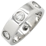 カルティエ Cartier ラブリング フルダイヤ B4026052 ホワイトゴールド K18WG ダイヤモンド #52 リング 指輪 LOVE Ring 750 18K 6P クラシックモデル 12号
