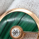 カルティエ Cartier アミュレット ドゥ カルティエ B4214355 ピンクゴールド K18PG ダイヤモンド マラカイト #54(JP14) リング 指輪 Au750 PG マラカイト ダイヤ 11号
