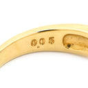 TASAKI TASAKI 1Pパール 0.05ct 2Pダイヤ パールホワイト×イエローゴールド K18YG パール ダイヤモンド リング 指輪 アコヤ あこや 真珠 1粒 K18YG メレダイヤ 9号