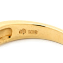 TASAKI TASAKI 1Pパール 0.05ct 2Pダイヤ パールホワイト×イエローゴールド K18YG パール ダイヤモンド リング 指輪 アコヤ あこや 真珠 1粒 K18YG メレダイヤ 9号