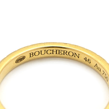 ブシュロン BOUCHERON キャトル クル ド パリ スモール JAL0116546 イエローゴールド K18YG #46(JP6) リング 指輪 750 18K イエローゴールド 6号