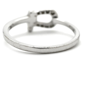 フレッド FRED フォース10 スモールモデル リング 4B0442 ホワイトゴールド K18WG ダイヤモンド #49 リング 指輪 FRED パヴェダイヤ Au750 18K WG 7.5号