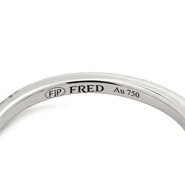 フレッド FRED フォース10 スモールモデル リング 4B0442 ホワイトゴールド K18WG ダイヤモンド #49 リング 指輪 FRED パヴェダイヤ Au750 18K WG 7.5号