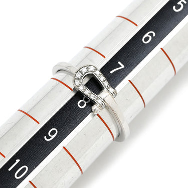 フレッド FRED フォース10 スモールモデル リング 4B0442 ホワイトゴールド K18WG ダイヤモンド #49 リング 指輪 FRED パヴェダイヤ Au750 18K WG 7.5号