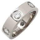 カルティエ Cartier ラブリング フルダイヤ ホワイトゴールド K18WG ダイヤモンド #50 リング 指輪 LOVE Ring ホワイトゴールド WG Au750 18K 18金 6P 6石 6粒 10号