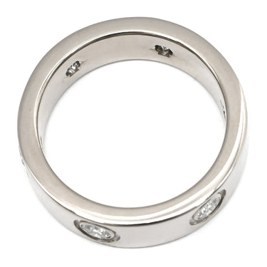 カルティエ Cartier ラブリング フルダイヤ ホワイトゴールド K18WG ダイヤモンド #50 リング 指輪 LOVE Ring ホワイトゴールド WG Au750 18K 18金 6P 6石 6粒 10号