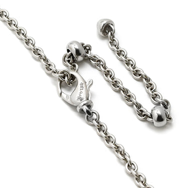 ブルガリ BVLGARI トンド ハート ペンダント シルバーXイエローゴールド K18YG ステンレススチール K18WG(チェーン) ネックレス 750YG 18金 SS