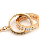 カルティエ Cartier Love ネックレス セミパヴェ ダイヤ B7013900 ピンクゴールド K18PG ダイヤモンド ネックレス 18金 750PG PG パヴェダイヤ