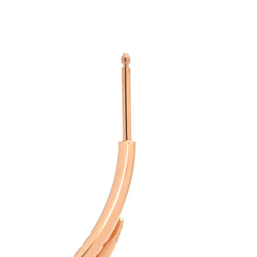 カルティエ Cartier ジュスト アン クル フープ ダイヤ LM B8301211 ピンクゴールド K18PG ダイヤモンド ピアス ラージ Au750 18K 18金 RG