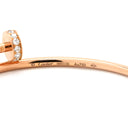 カルティエ Cartier ジュスト アン クル フープ ダイヤ LM B8301211 ピンクゴールド K18PG ダイヤモンド ピアス ラージ Au750 18K 18金 RG