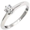 ティファニー Tiffany & Co ソリティア ダイヤ プラチナシルバー Pt950 ダイヤモンド リング 指輪 T＆Co. 1P 1石 1粒 Pt950 立爪 0.19ct E VVS1 7号