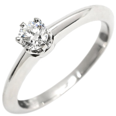 ティファニー Tiffany & Co ソリティア ダイヤ プラチナシルバー Pt950 ダイヤモンド リング 指輪 T＆Co. 1P 1石 1粒 Pt950 立爪 0.19ct E VVS1 7号