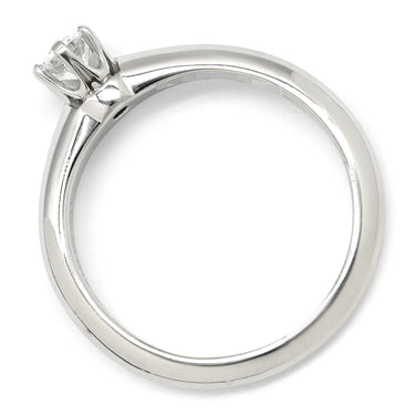 ティファニー Tiffany & Co ソリティア ダイヤ プラチナシルバー Pt950 ダイヤモンド リング 指輪 T＆Co. 1P 1石 1粒 Pt950 立爪 0.19ct E VVS1 7号
