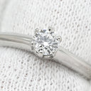 ティファニー Tiffany & Co ソリティア ダイヤ プラチナシルバー Pt950 ダイヤモンド リング 指輪 T＆Co. 1P 1石 1粒 Pt950 立爪 0.19ct E VVS1 7号