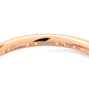カルティエ Cartier ジュストアンクル SM セミパヴェダイヤ B4231400 ピンクゴールド K18PG ダイヤモンド #53(JP13) リング 指輪 Au750 11号