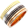ブシュロン BOUCHERON キャトル クラシック ラージ JRG00257 4カラー K18YG K18PG K18WG ブラウンPVD ＃T54(JP14) リング 指輪 750 18K ブラウンPVD 14号