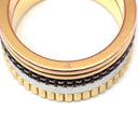 ブシュロン BOUCHERON キャトル クラシック ラージ JRG00257 4カラー K18YG K18PG K18WG ブラウンPVD ＃T54(JP14) リング 指輪 750 18K ブラウンPVD 14号