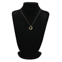 ティファニー Tiffany & Co オープンハート 2Pダイヤモンド イエローゴールド K18YG ダイヤモンド ネックレス T＆Co. 18K 750 YG エルサペレッティ