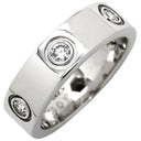カルティエ Cartier ラブリング フルダイヤ B4026000 ホワイトゴールド K18WG ダイヤモンド #50(JP10) リング 指輪 LOVE Ring 750WG 6Pダイヤモンド 10号