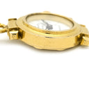 カルティエ Cartier ウォッチ チャーム イエローゴールド K18YG ガラス サファイア チャーム Cartier Au750 K18YG 時計モチーフ Charm