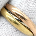 カルティエ Cartier トリニティ スモール ホワイトゴールド×イエローゴールド×ピンクゴールド K18WG K18YG K18PG #49 リング 指輪 K18YG K18PG K18WG Au750 18K 18金 3重 3連 3カラー 8.5号