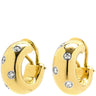ティファニー Tiffany & Co ドッツ ダイヤモンド イエローゴールド K18YG Pt950 ダイヤモンド ピアス T&Co. Au750 18K 18金 フープピアス