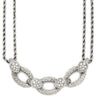 ブシュロン BOUCHERON セルパンボエム ホワイトゴールド K18WG ダイヤモンド ネックレス 750WG K18 ドロップモチーフ 2連ツイストチェーン