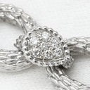 ブシュロン BOUCHERON セルパンボエム ホワイトゴールド K18WG ダイヤモンド ネックレス 750WG K18 ドロップモチーフ 2連ツイストチェーン