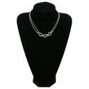 ブシュロン BOUCHERON セルパンボエム ホワイトゴールド K18WG ダイヤモンド ネックレス 750WG K18 ドロップモチーフ 2連ツイストチェーン