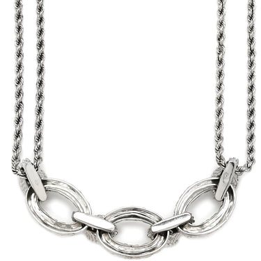 ブシュロン BOUCHERON セルパンボエム ホワイトゴールド K18WG ダイヤモンド ネックレス 750WG K18 ドロップモチーフ 2連ツイストチェーン