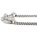ブシュロン BOUCHERON セルパンボエム ホワイトゴールド K18WG ダイヤモンド ネックレス 750WG K18 ドロップモチーフ 2連ツイストチェーン